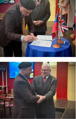 Firma de convenio de colaboración entre el Instituto Chileno Británico de Cultura y la Corporación Teatro Pencopolitano