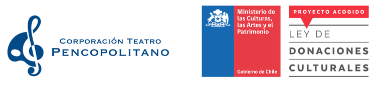 Logotipos Corporación Teatro Pencopolitano y Ley de Donaciones Culturales
